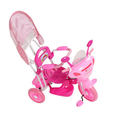 Triciclo Infantil Moto Rosa Bel Brink