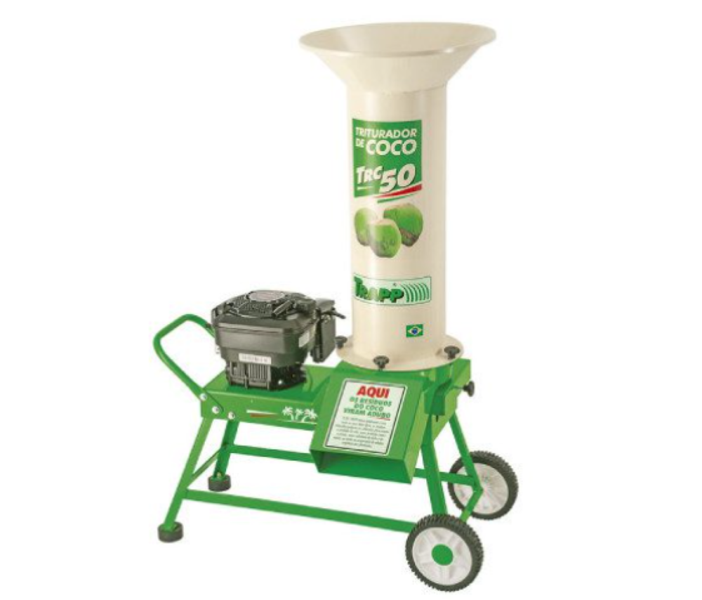 Triturador De Coco Trc-50G Com Motor Gasolina 6,5Hp Trapp
