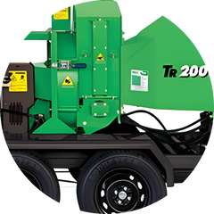 Triturador De Galhos E Residuos 54Hp Tr-2000 com Motor Diesel Trapp