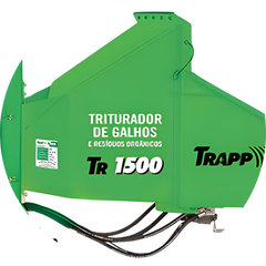 Triturador De Galhos E Residuos Tr-1500 com Acoplamento para Trator Trapp