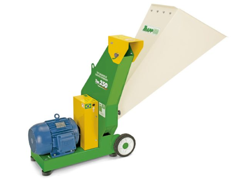 Triturador Galhos Resíduos Trr 250 Trif 10Cv 220 380V Trapp