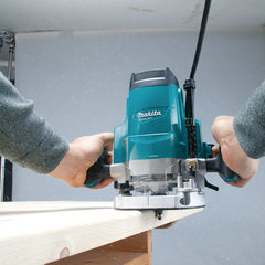 Tupia 12Mm 1/2'' 1650W 22000RPM Com Guia Reta Pinça Chave M3600B 127V Makita