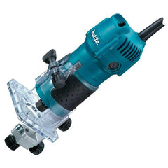 Tupia 6Mm Com Base Articulada Industrial 530W Com Guia Corte Chaves Pinças Maleta 3709K 220V Makita