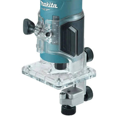 Tupia 6Mm 1/4'' 530W 35000RPM Com Guia Reta e Padrão Chave Base Acrílica M3700B 127V Makita