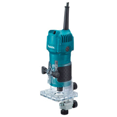 Tupia 6Mm Com Base Articulada Industrial 530W Com Guia Corte Chaves Pinças 3709 127V Makita