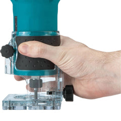 Tupia 6Mm Com Base Articulada Industrial 530W Com Guia Corte Chaves Pinças 3709 127V Makita