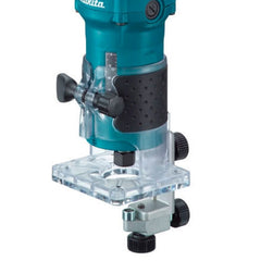 Tupia 6mm com Base Articulada 530W 30000 RPM Pinça 6mm com CJ Guia Chaves e Pinça 3709 220V Makita