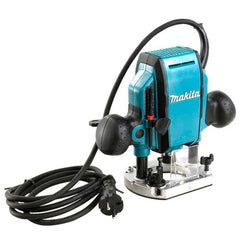 Tupia 8Mm Com Freio Instantaneo Industrial 900W Com Chaves Guia Reta Pinças RP0900 220V Makita