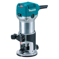 Tupia Eletronica 6Mm Industrial 710W Com Pinças Conjunto de Guia Reta Base Parão RT0700C 220V Makita