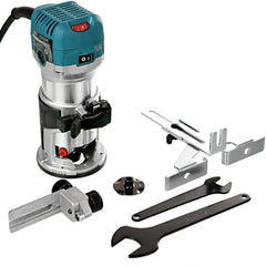 Tupia Eletronica 6Mm Industrial 710W Com Adaptador Coletor Bolsa Acessórios RT0700CX2 110V Makita