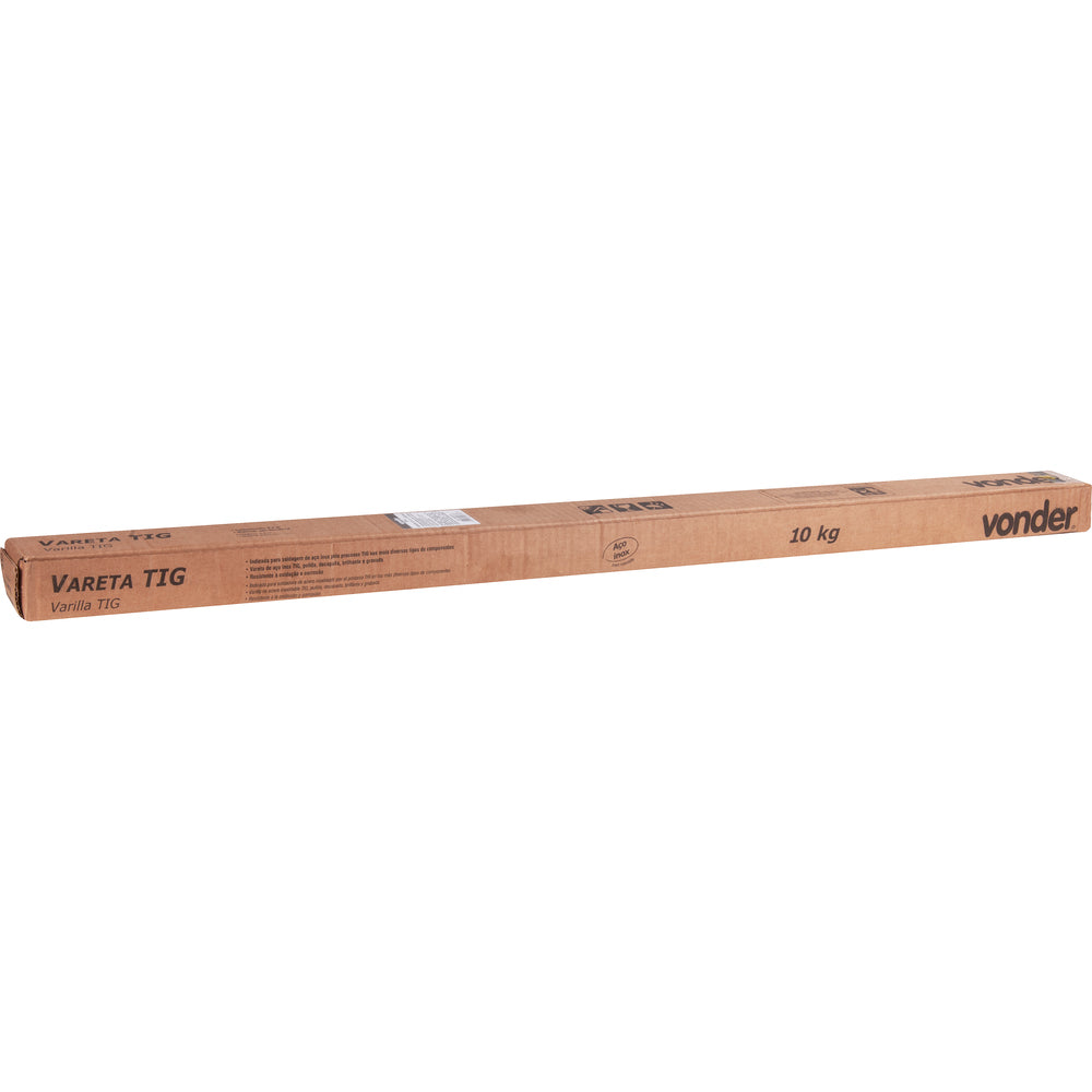 Vareta Tig Aço Inox 316L 3,25mm com 10 Kg Vonder