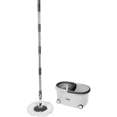 Vassoura Mop Giratório 7,5 Litros Com Cesto Inox Vonder
