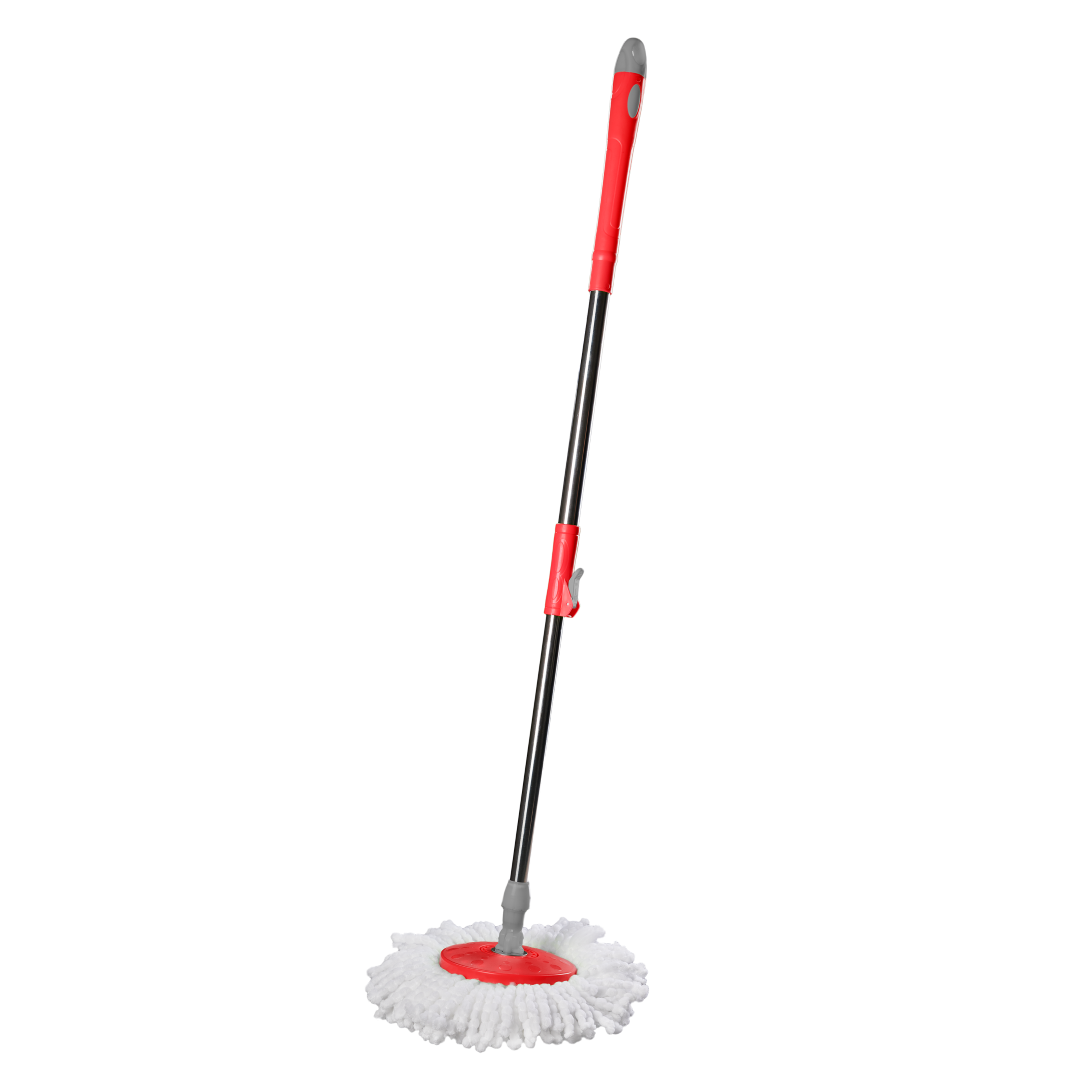 MOP Giratório WAP com Sistema Giratório, Mop de Microfibra e Cabo Ajustável