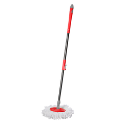 MOP Giratório WAP com Sistema Giratório, Mop de Microfibra e Cabo Ajustável