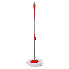 MOP Giratório WAP com Sistema Giratório, Mop de Microfibra e Cabo Ajustável