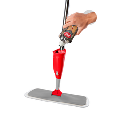 Vassoura WAP MOP Spray Praticidade na Faxina com Reservatório e Pano de Microfibra