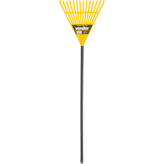 Vassoura para jardim plástica 14 dentes fixa Vonder