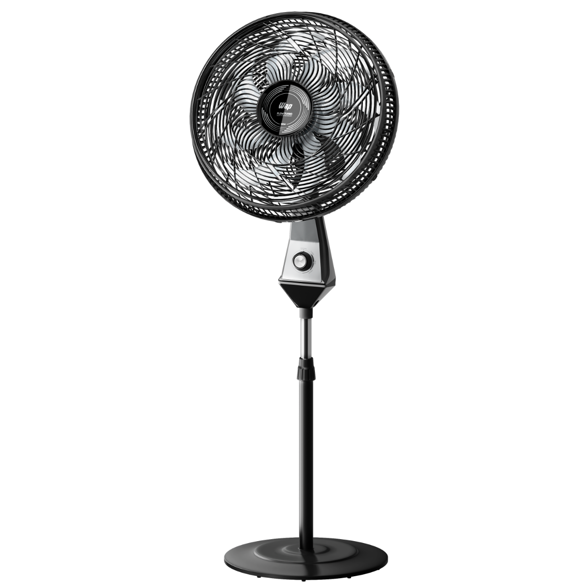 Ventilador de Coluna WAP FLOW TURBO 180W 50cm 8 Pás 3 Velocidades Potente e Econômico 127V