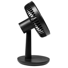 Ventilador De Mesa Portátil 5W 1500mAh USB Preto Silencioso Liege