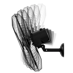 Ventilador de Parede 60CM Britânia BVT675 Tecnologia Max Force 127V Com 215W 8 Pás 3 3 Velocidades