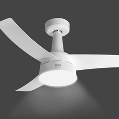 Ventilador de Teto Philco PVT07B Easy Fitting 3 em 1 220V Com 145W 3 Pás e 3 Velocidades