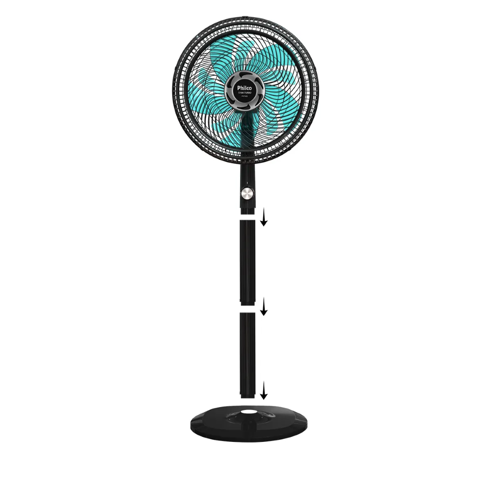 Ventilador Philco PVT466 Tecnologia Maxx Force 220V Com 174W 40CM 10 Pás e 3 Velocidades