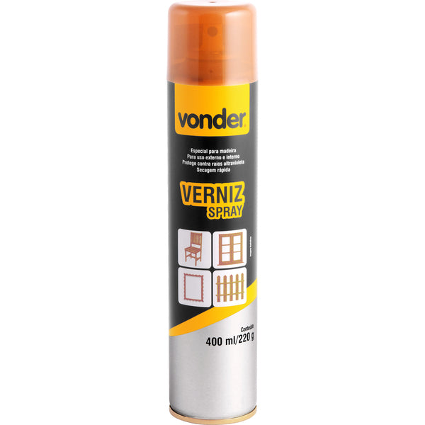 Verniz spray mogno 400ml - Vonder