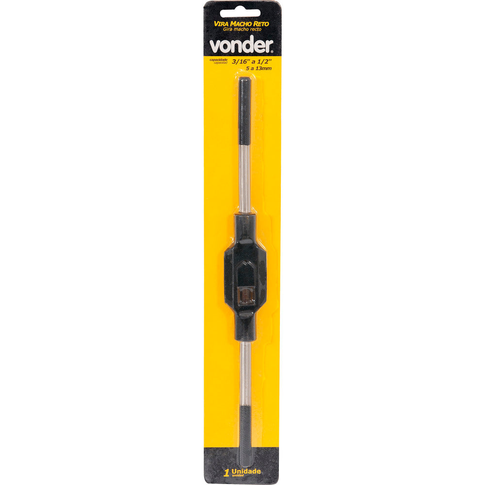 Vira macho reto 1/8" à 1/4" leve Vonder
