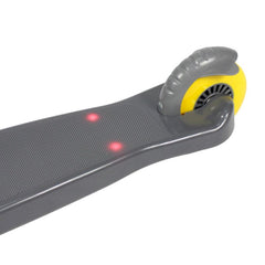 Zumm Patinete 3 Rodas com Led Cinza Bel Sports