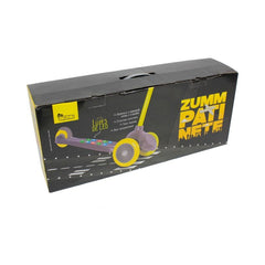 Zumm Patinete 3 Rodas com Led Cinza Bel Sports