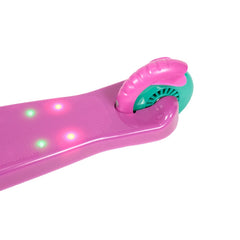 Zumm Patinete 3 Rodas com Led Rosa - Bel Sports